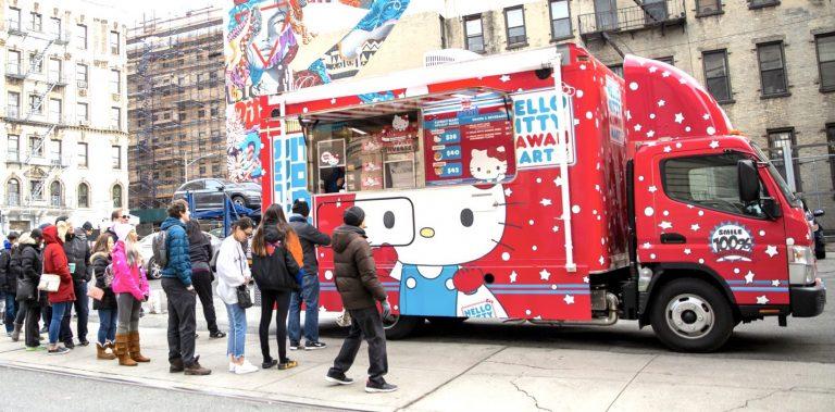 Sanrio Hello Kitty Cafe Truck : Sanrio Hello Kitty Cafe Truck Experiential Marketing Truck Marketing Vehicle