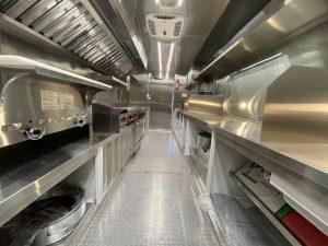 Interior of Capuchin Order food truck equipment