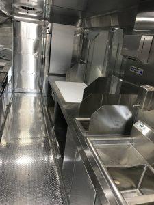 Crepe food truck kitchen equipment