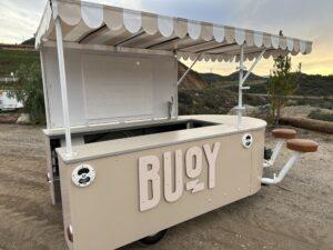 Front of Buoy custom experiential marketing trailer